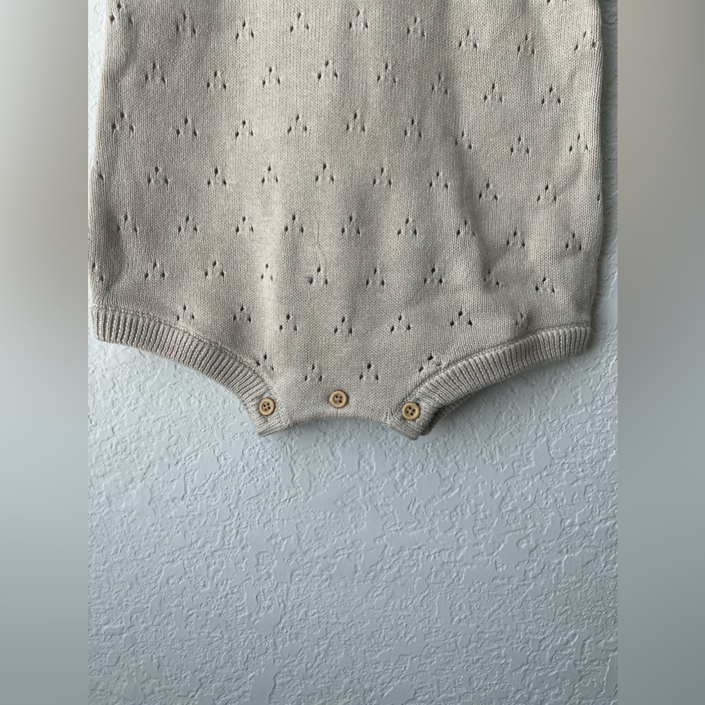 New Little Planet Baby Organic Sweater Knit shortalls - Picture 6 of 10